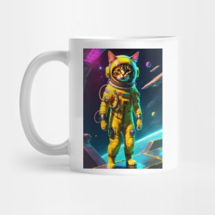 Smol Cat in Spacesuit Mug